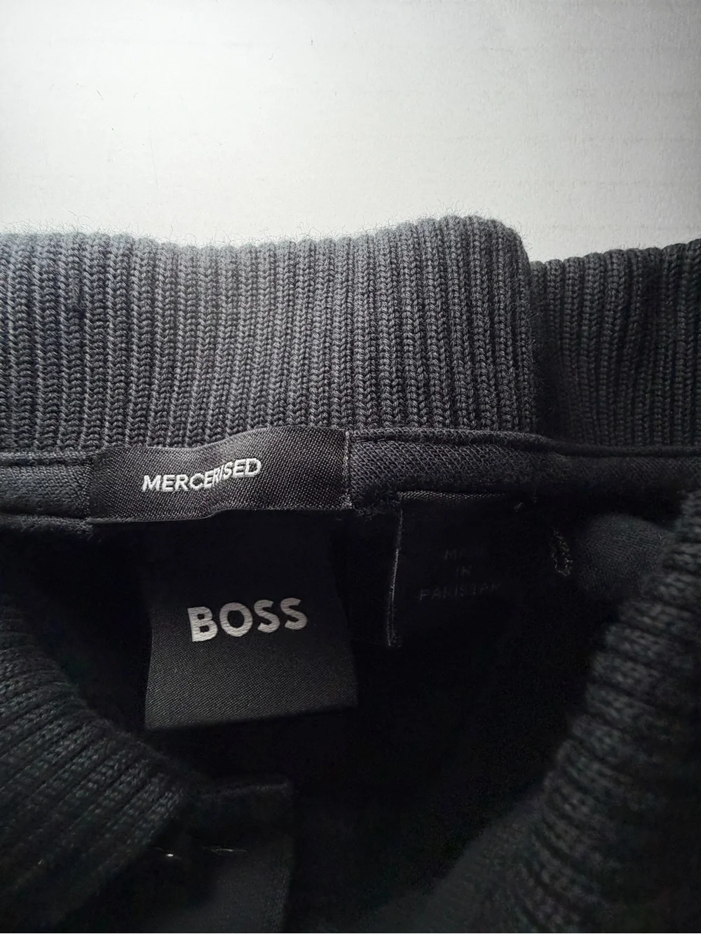 NWOT Boss Men's Black Polo Shirt - Classic Short Sleeve